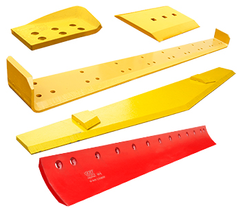 Bordas e lâminas para máquinas